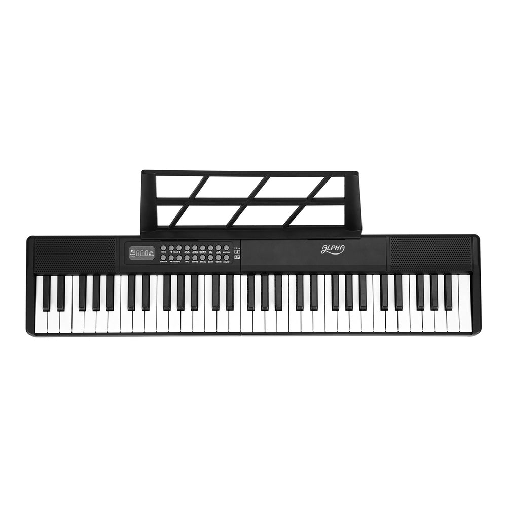 Alpha 61 Keys Foldable Electronic Piano Keyboard Digital Electric w/ Carry Bag Tristar Online