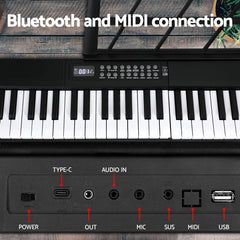 Alpha 61 Keys Foldable Electronic Piano Keyboard Digital Electric w/ Carry Bag Tristar Online