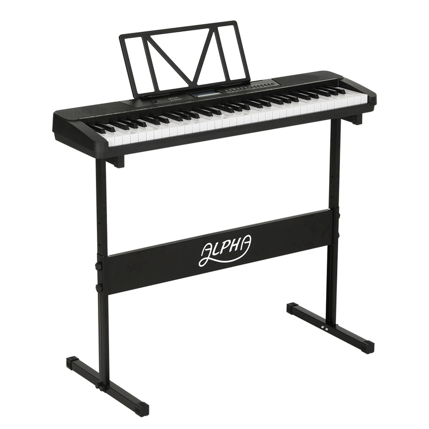 Alpha 61 Keys Electronic Piano Keyboard Digital Electric w/ Stand Touch Sensitive Tristar Online