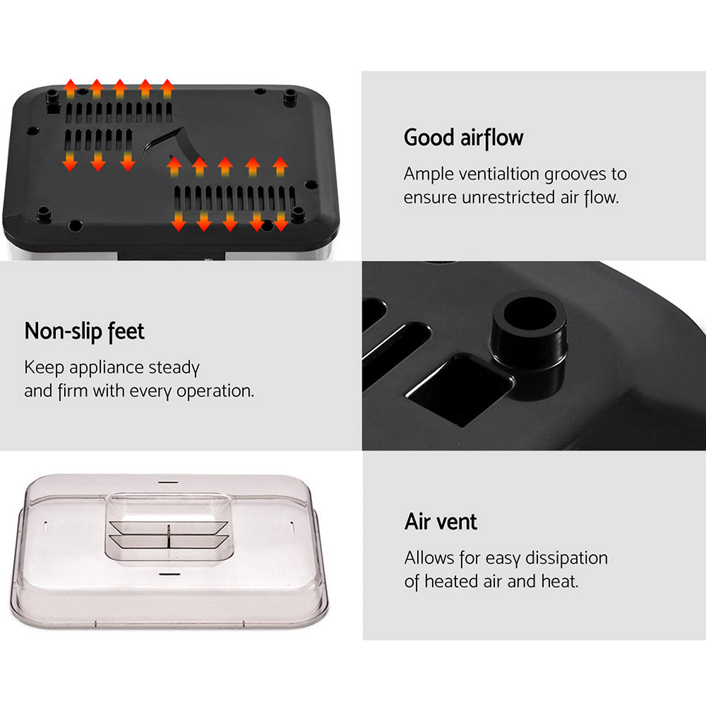 Devanti Food Dehydrator with 5 Trays - Silver Tristar Online