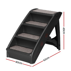 i.Pet Dog Ramp For Bed Sofa Car Pet Steps Stairs Ladder Indoor Foldable Portable Tristar Online
