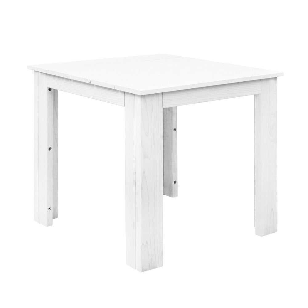 Gardeon Outdoor Side Beach Table - White Tristar Online