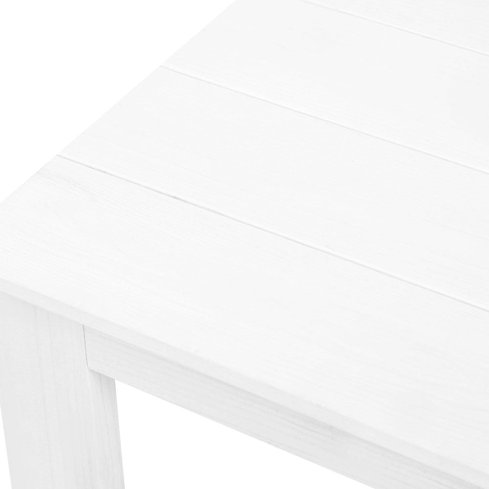 Gardeon Outdoor Side Beach Table - White Tristar Online