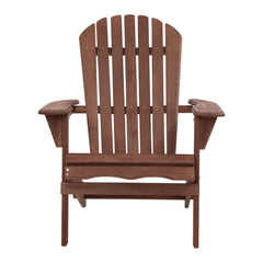 Gardeon Outdoor Furniture Beach Chair Wooden Adirondack Patio Lounge Garden Tristar Online