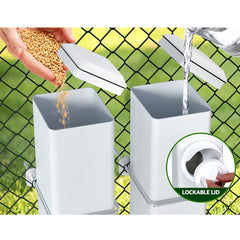 Giantz Chicken Feeder 4L Water Dispenser Automatic Waterer Tristar Online