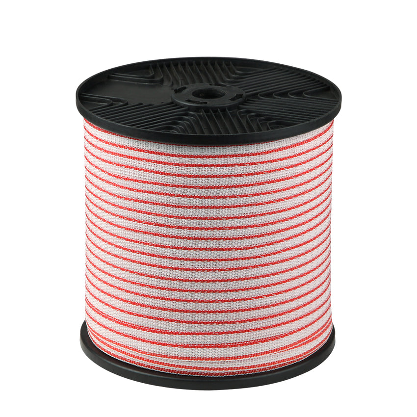 Giantz Electric Fence Wire 400M Tape Fencing Roll Energiser Poly Stainless Steel Tristar Online
