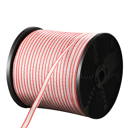 Giantz Electric Fence Wire 400M Tape Fencing Roll Energiser Poly Stainless Steel Tristar Online