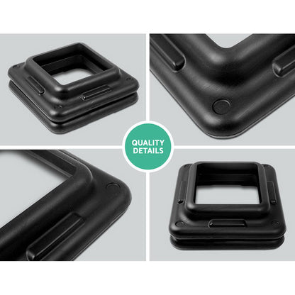 Everfit Set of 2 Aerobic Step Risers Exercise Stepper Block Fitness Gym Workout Bench Tristar Online