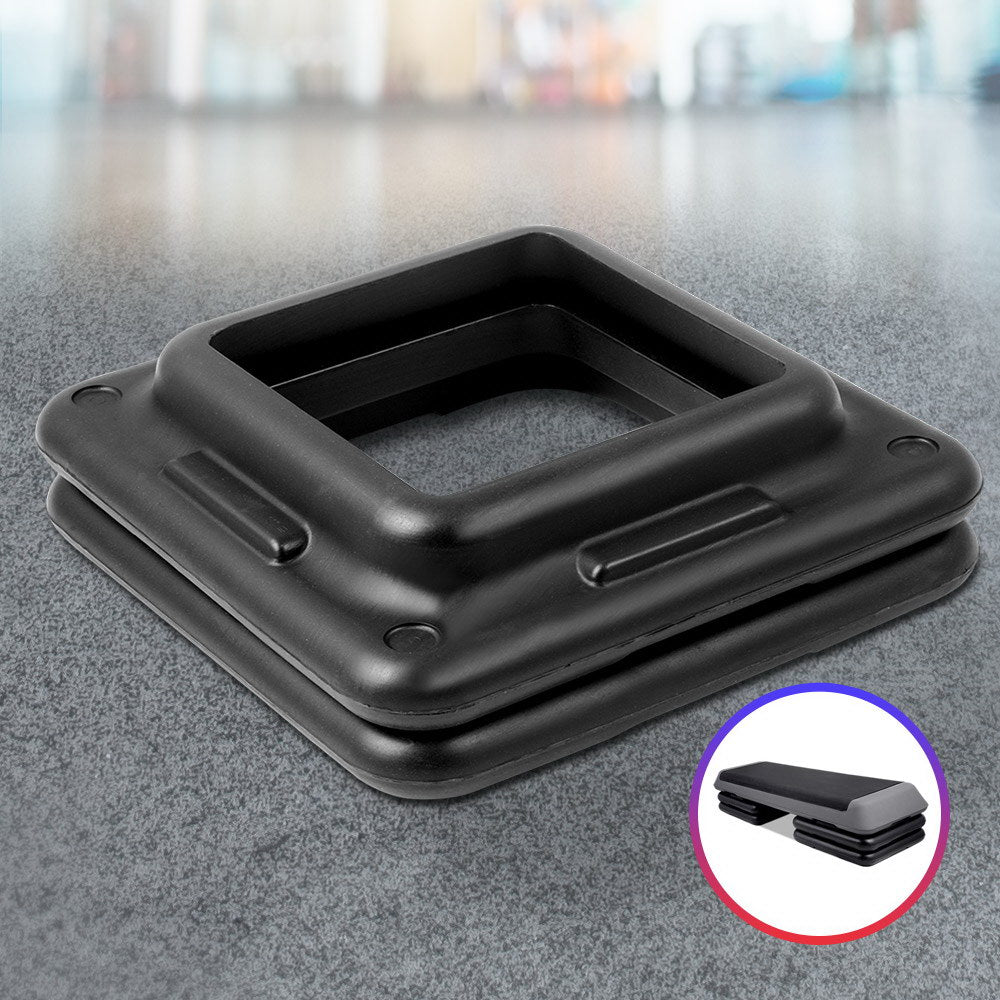 Everfit Set of 2 Aerobic Step Risers Exercise Stepper Block Fitness Gym Workout Bench Tristar Online
