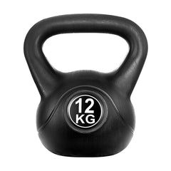 Everfit 12kg Kettlebell Set Weight Lifting Bench Dumbbells Kettle Bell Gym Home Tristar Online