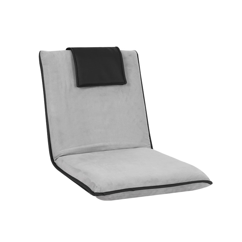 Artiss Floor Lounge Sofa Bed Couch Recliner Chair Folding Chair Cushion Grey Tristar Online