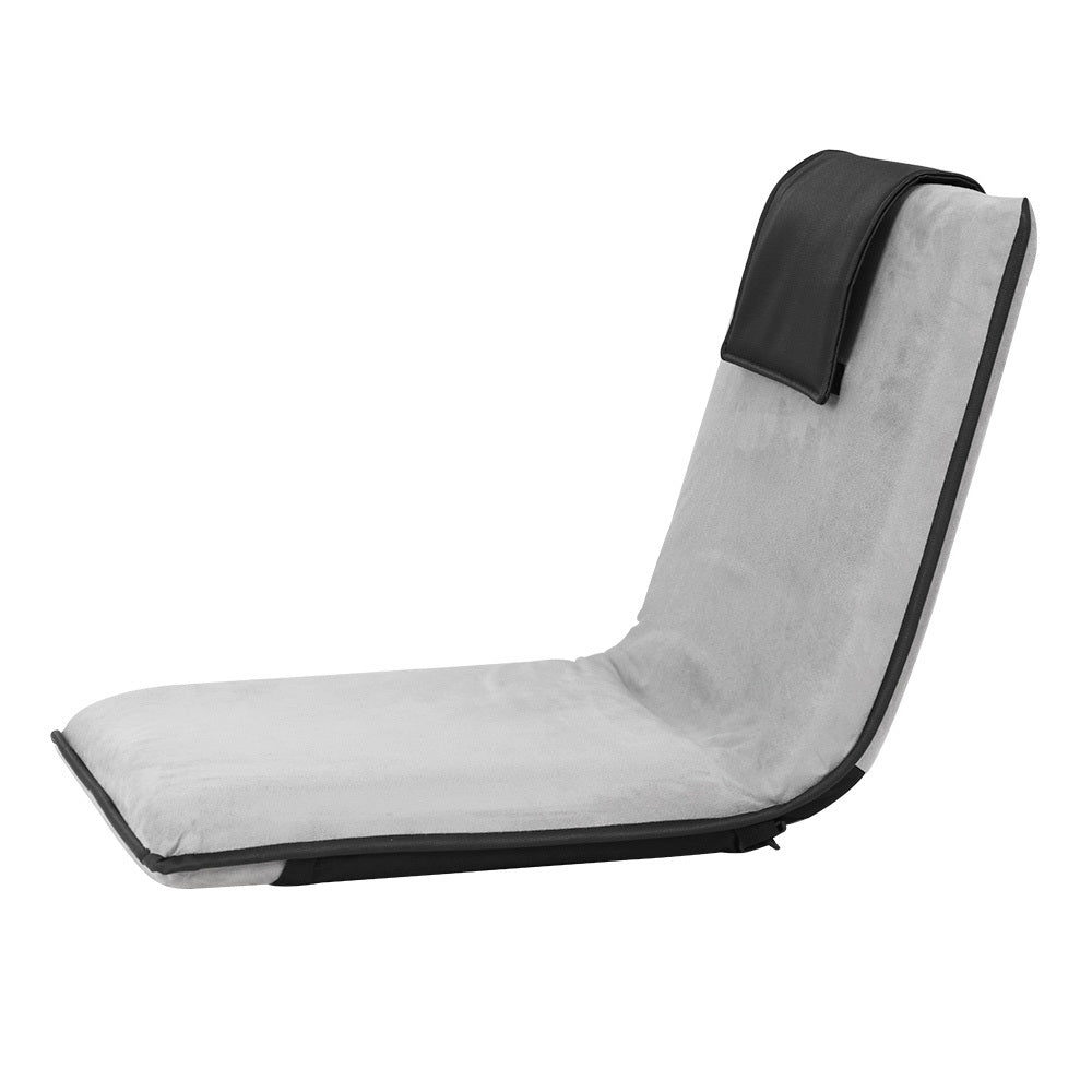 Artiss Floor Lounge Sofa Bed Couch Recliner Chair Folding Chair Cushion Grey Tristar Online