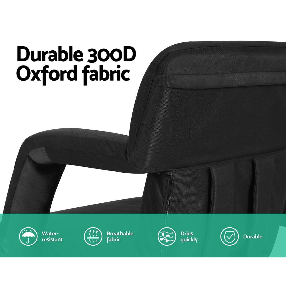 Artiss Lounge Sofa Bed With Armrest Heated Floor Recliner Futon Couch Folding Chair Cushion Tristar Online