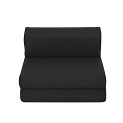 Giselle Bedding Folding Foam Mattress Portable Single Sofa Bed Mat Air Mesh Fabric Black Tristar Online