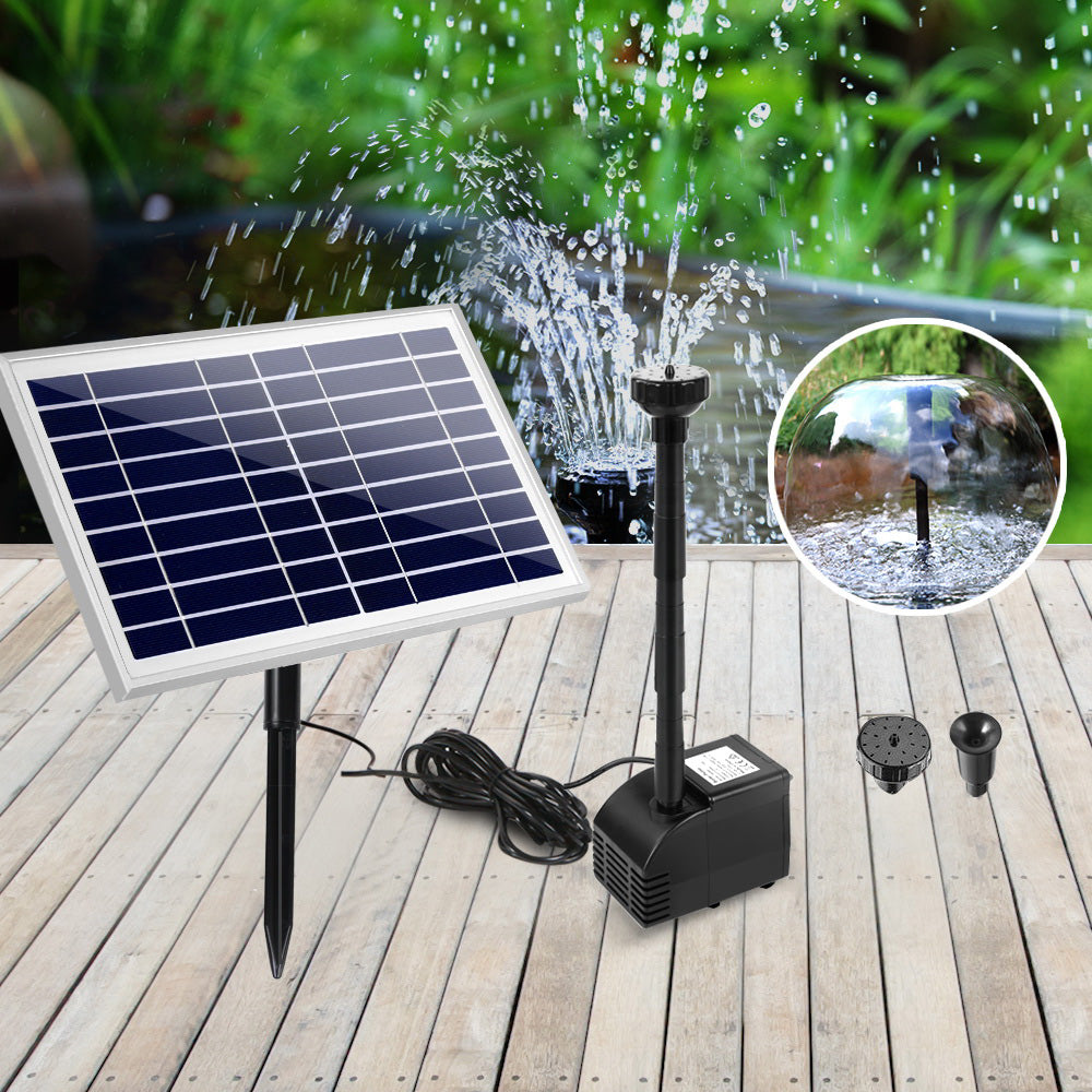 Gardeon Solar Pond Pump Powered Water Fountain Outdoor Submersible Filter 6.6FT Tristar Online