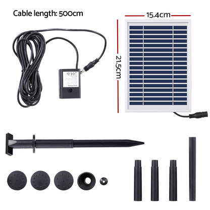 Gardeon Solar Pond Pump Submersible Powered Garden Pool Water Fountain Kit 4.4FT Tristar Online