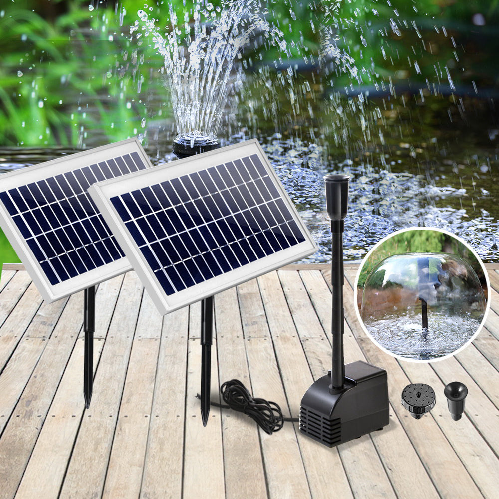 Gardeon Solar Pond Pump Water Fountain Filter Kit Outdoor Submersible Panel Tristar Online