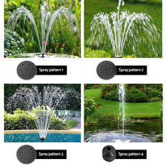 Gardeon Solar Pond Pump Pool Fountain Battery Garden Outdoor Submersible Kit 4FT Tristar Online