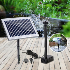 Gardeon Solar Pond Pump Powered Water Outdoor Submersible Fountains Filter 4.6FT Tristar Online
