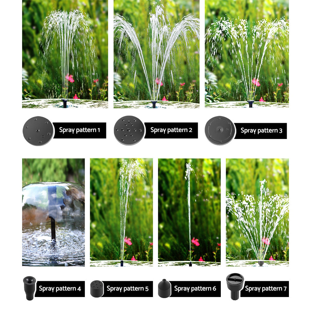 Solar Pond Pump Powered Garden Bird Bath Submersible Kit Panel Outdoor 6 FT Tristar Online