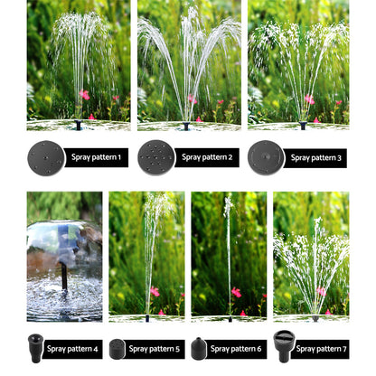 Solar Pond Pump Powered Garden Bird Bath Submersible Kit Panel Outdoor 6 FT Tristar Online