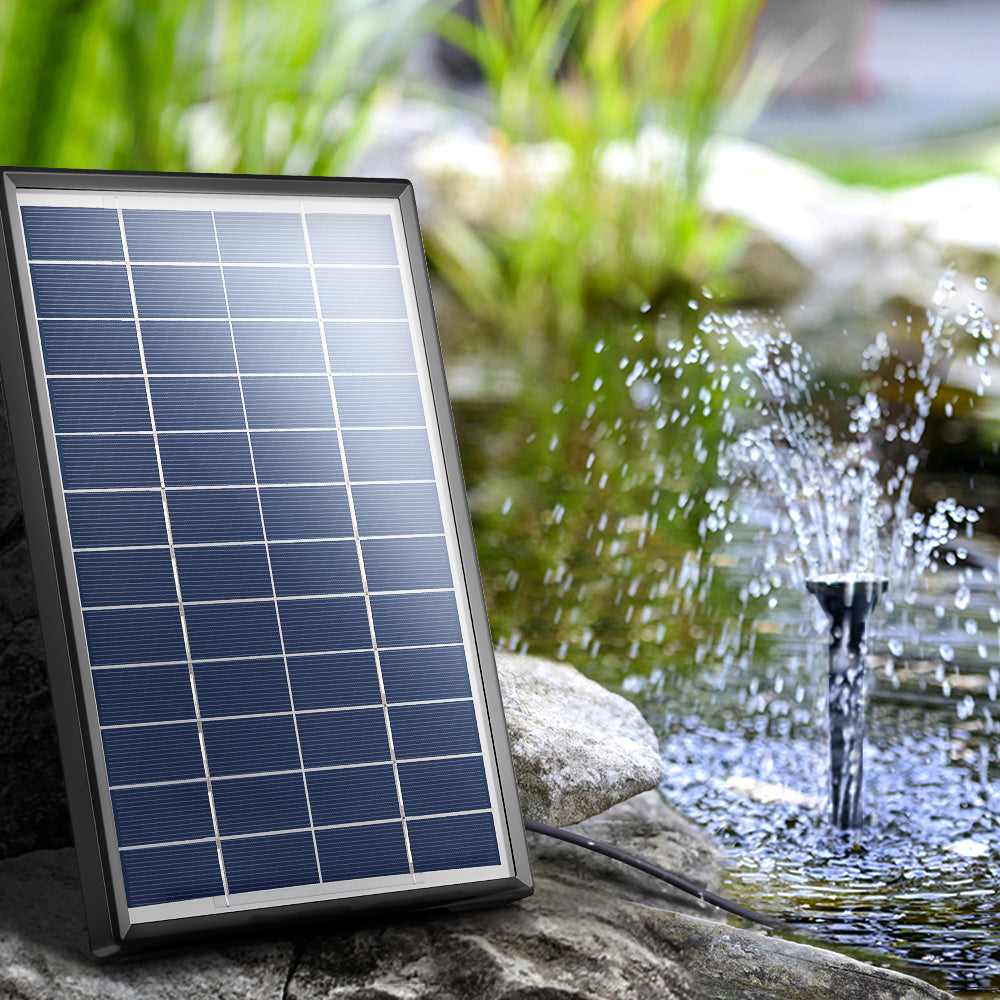 Solar Pond Pump Powered Garden Bird Bath Submersible Kit Panel Outdoor 6 FT Tristar Online