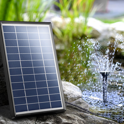 Solar Pond Pump Powered Garden Bird Bath Submersible Kit Panel Outdoor 6 FT Tristar Online