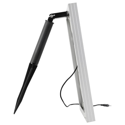 Solar Pond Pump with Battery Powered Submersible Kit LED Light & Remote 8.8 FT Tristar Online