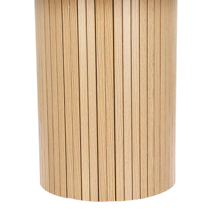 Artiss Coffee Table Round Side Table Fluted Base PIIA Tristar Online