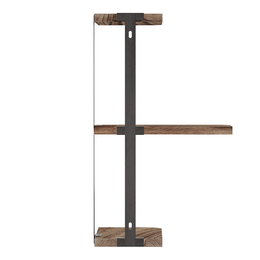 Artiss Floating Wall Shelves Brackets 3 Tiers Corner Display DIY Wall Mount Rack Tristar Online