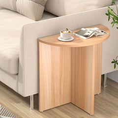 Artiss Coffee Table Semi-circle 48CM Pine Elva Tristar Online