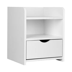 Artiss Bedside Table Drawer - White Tristar Online