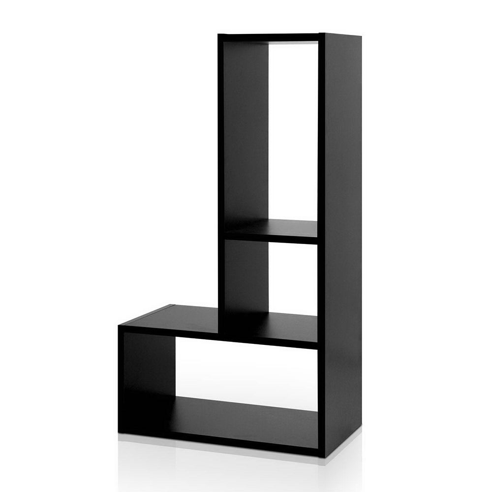 Artiss Bookshelf L Shape DIY - Black Tristar Online
