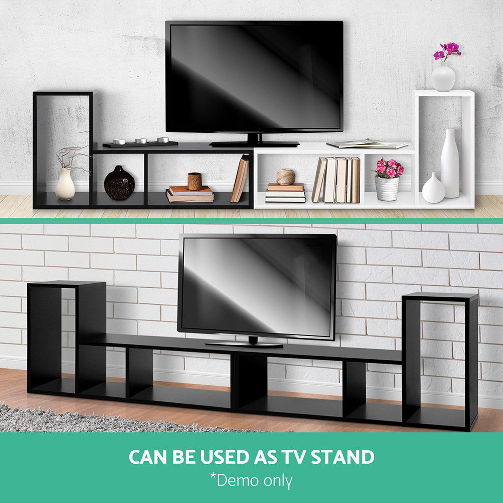 Artiss Bookshelf L Shape DIY - Black Tristar Online