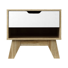 Artiss Bedside Table Drawer Nightstand Shelf Cabinet Storage Lamp Side Wooden Tristar Online
