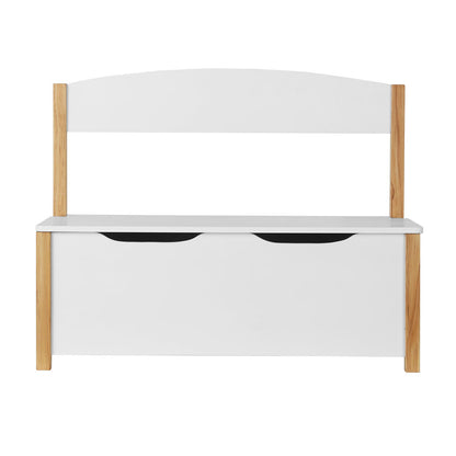 Keezi Kids Toy Box Chest Storage Blanket Children Room Organiser Seating Bench Tristar Online