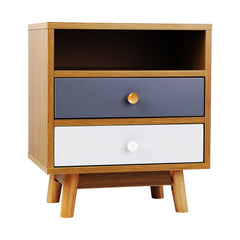 Artiss Wooden Bedside Table Tristar Online