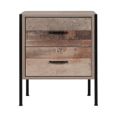 Artiss Bedside Table 2 Drawers - BARNLY Tristar Online