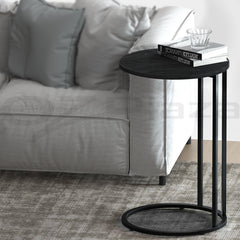 Artiss Coffee Table Side Table Laptop Desk Bedside Sofa Wooden Table Metal Frame Tristar Online