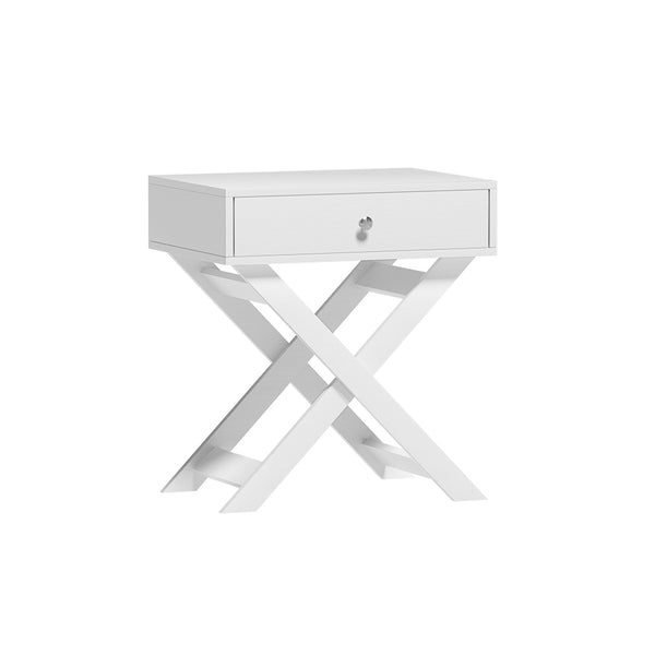 Artiss Bedside Table Drawers Side Table Storage Cabinet Nightstand White QARA Tristar Online