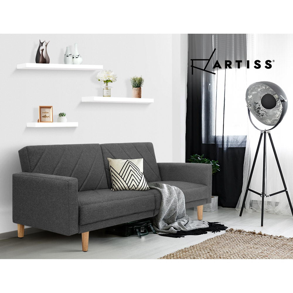 Artiss 3 Piece Floating Wall Shelves - White Tristar Online