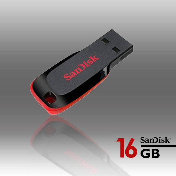 Sandisk Cruzer Blade CZ50 16GB USB Flash Drive Tristar Online