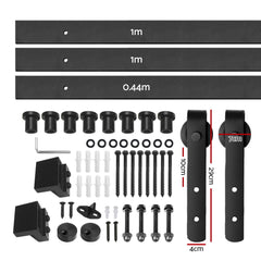 Cefito Sliding Barn Door Hardware Track Set 2.44m Tristar Online