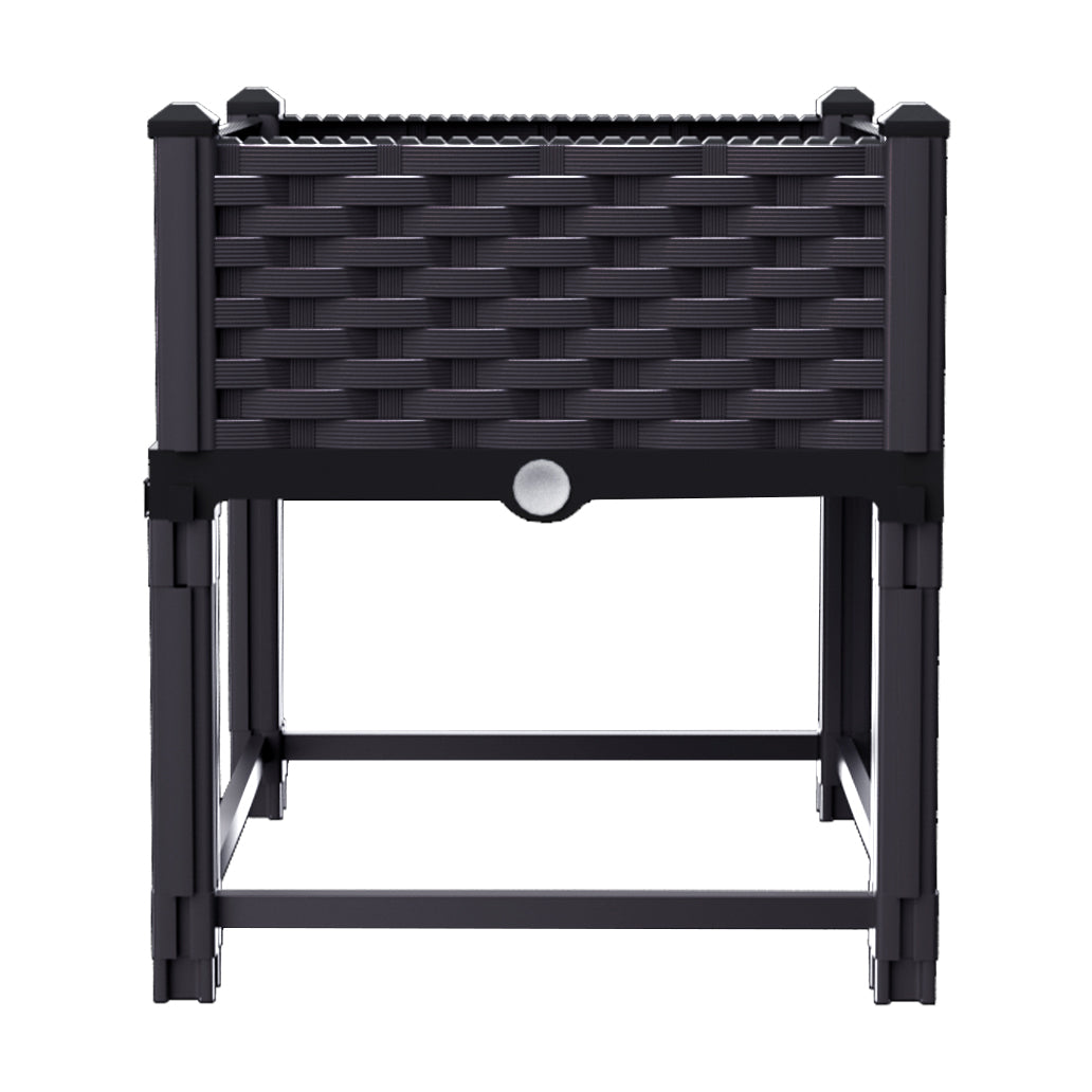 Greenfingers Garden Bed PP Raised Planter Flower Vegetable Outdoor 40x40x23cm Tristar Online