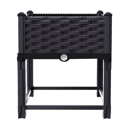 Greenfingers Garden Bed PP Raised Planter Flower Vegetable Outdoor 40x40x23cm Tristar Online