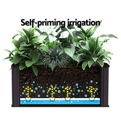 Greenfingers Garden Bed PP Raised Planter Flower Vegetable Outdoor 40x40x23cm Tristar Online