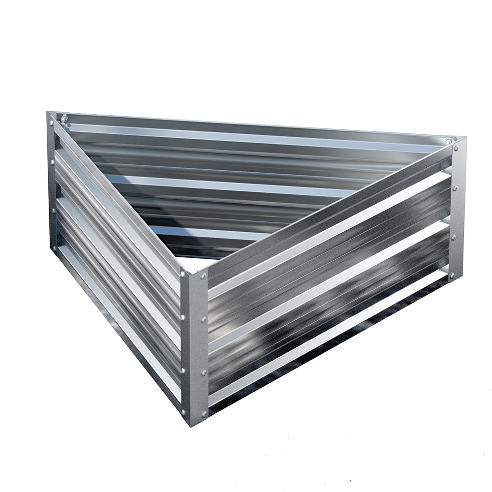 Greenfingers Garden Bed Galvanised Steel Raised Planter Vegetable 86x86x30cm Tristar Online