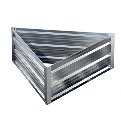 Greenfingers Garden Bed Galvanised Steel Raised Planter Vegetable 86x86x30cm Tristar Online