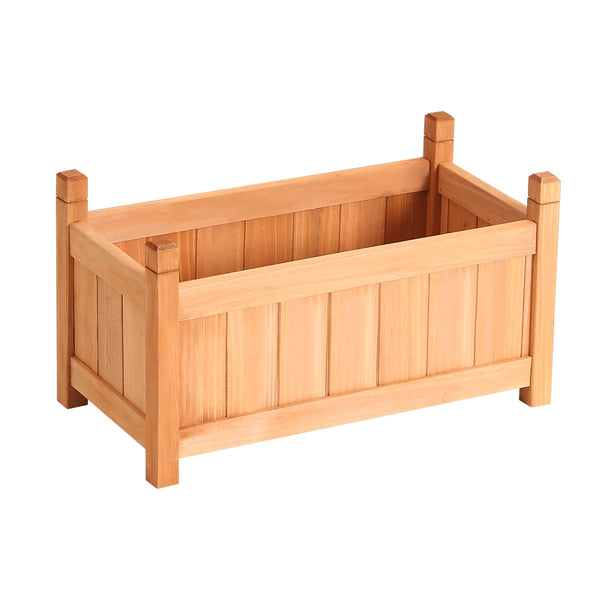Greenfingers Garden Bed Raised Wooden Planter Box Vegetables 60x30x33cm Tristar Online