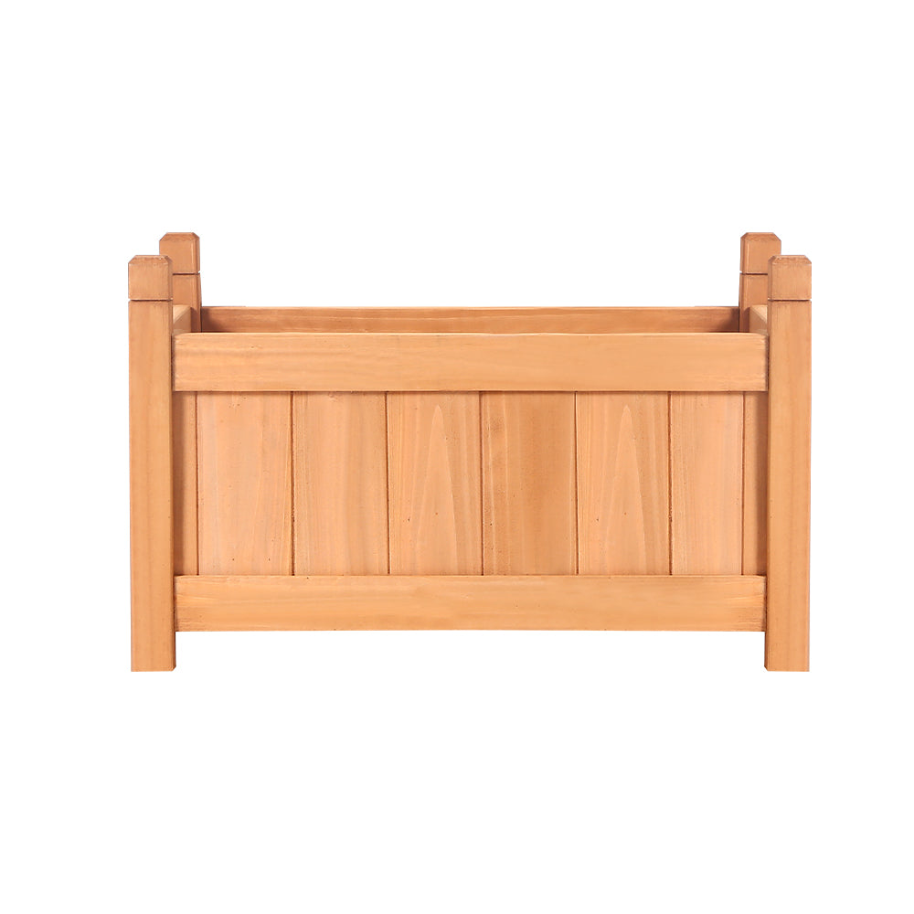 Greenfingers Garden Bed Raised Wooden Planter Box Vegetables 60x30x33cm Tristar Online